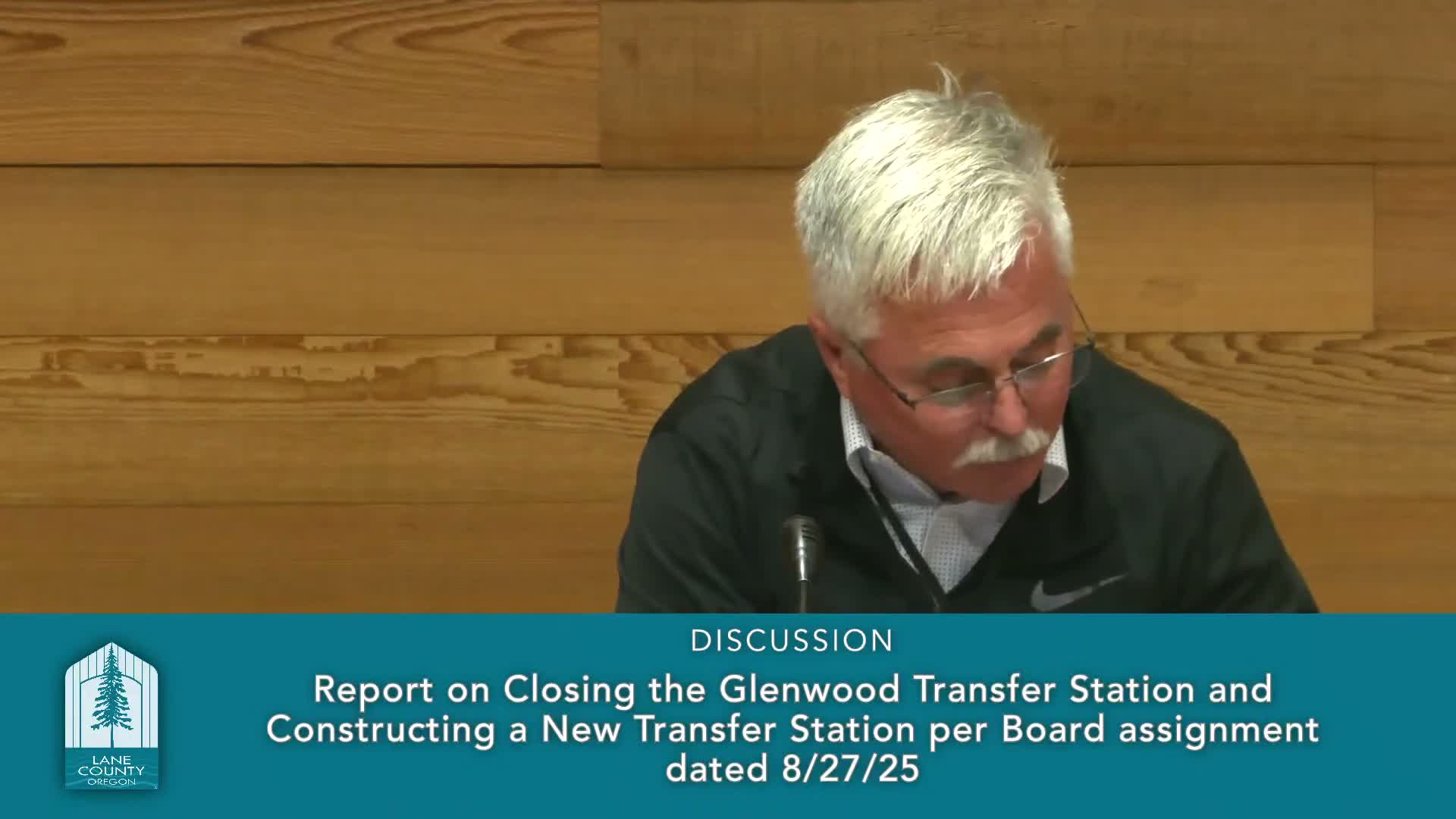Lane County warns of a $5M shortfall after regional waste exportation; staff seeks IGA with Springfield and SBF collections