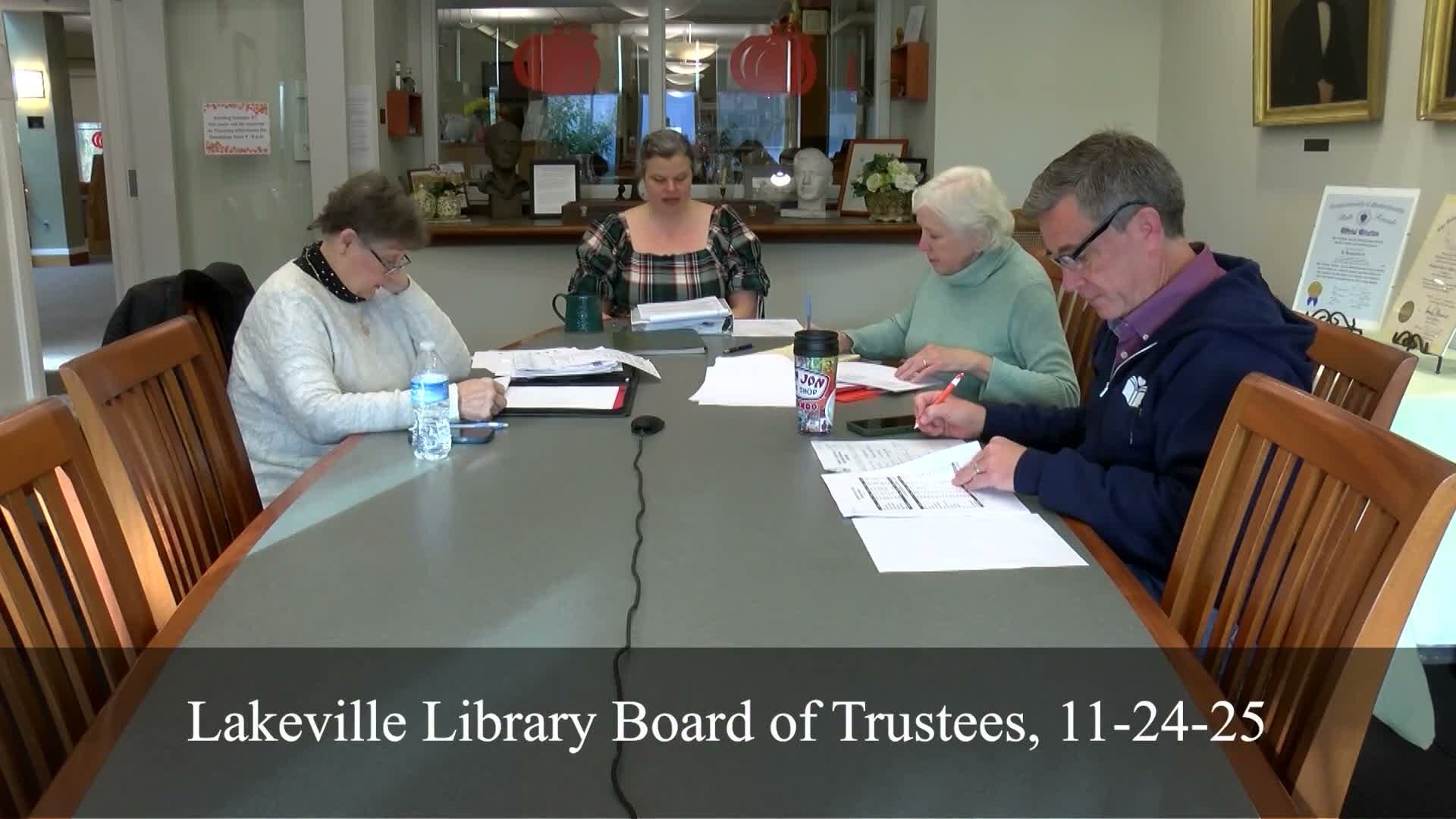 Lakeville trustees accept $10,000 Carnegie gift, approve teen-space renovation and emergency plan