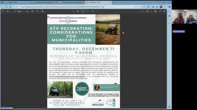 Lewis County ATV Roundtable plans trail expansion, signage and marketing after white paper review