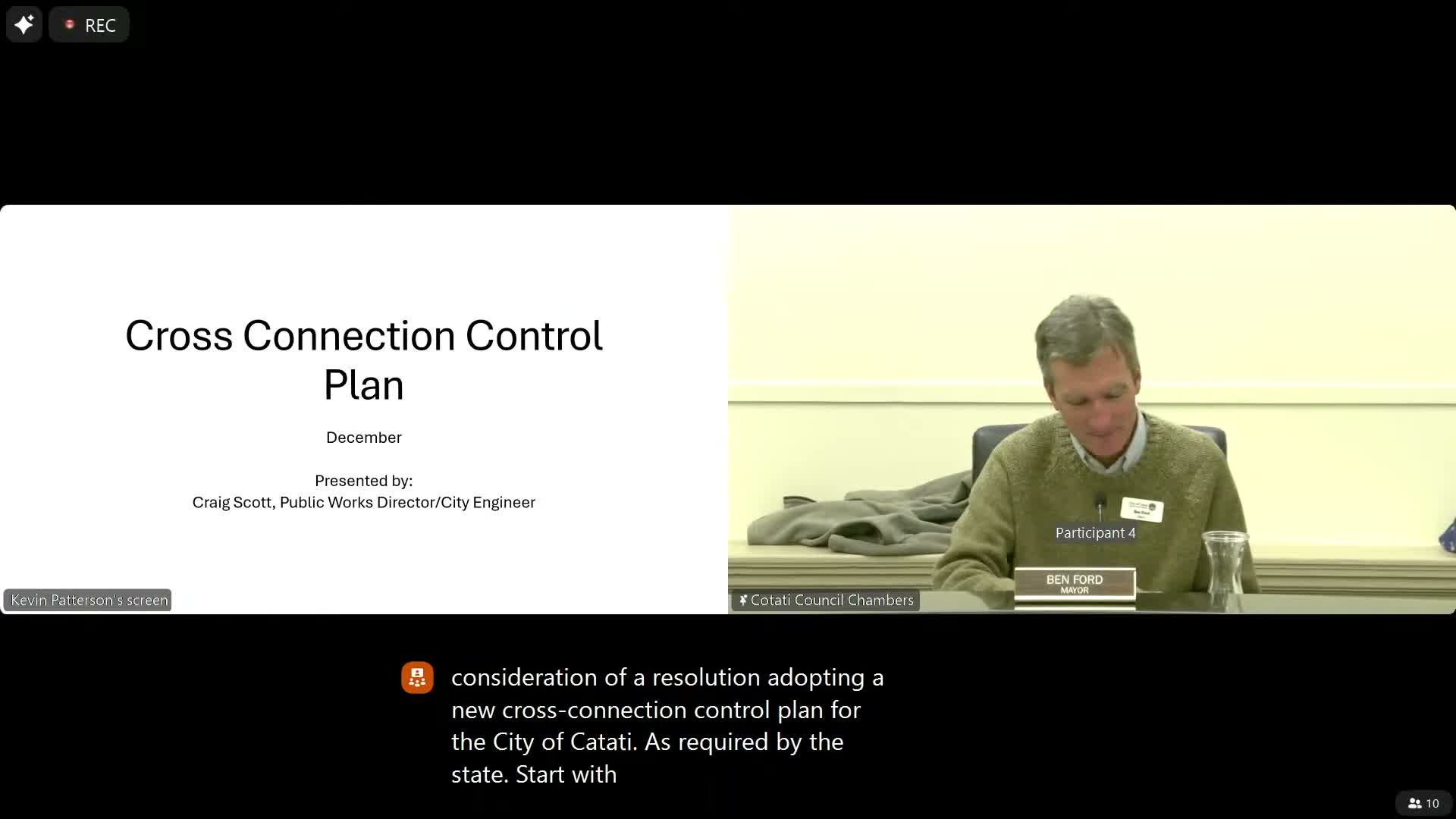 Cotati adopts state-mandated cross-connection control plan; hazard assessments to be scheduled
