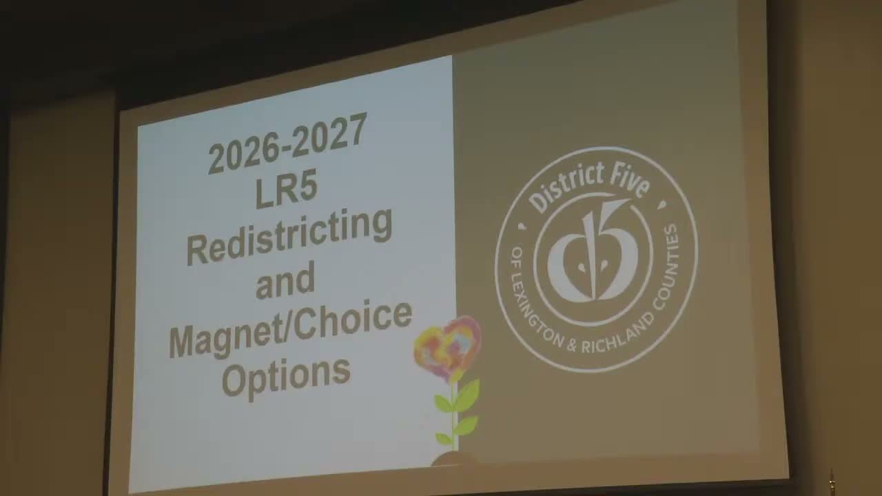 Board hears staffing and rezoning updates; magnet application window and preferred-choice options announced