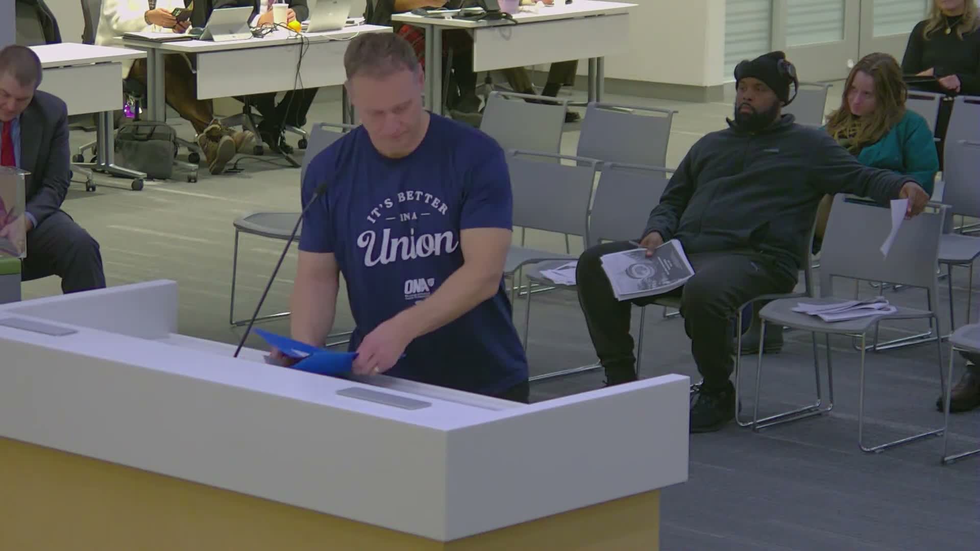 Workers urge Cuyahoga County to review contracts with Belfair after union recognition withdrawal