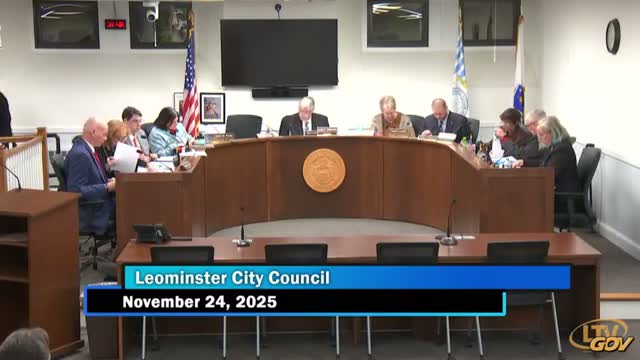 Leominster assessors brief council; finance committee recommends keeping a factor of 1 for tax classification