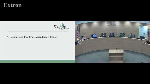 Denison council hears plan to adopt 2024 building and fire codes ...