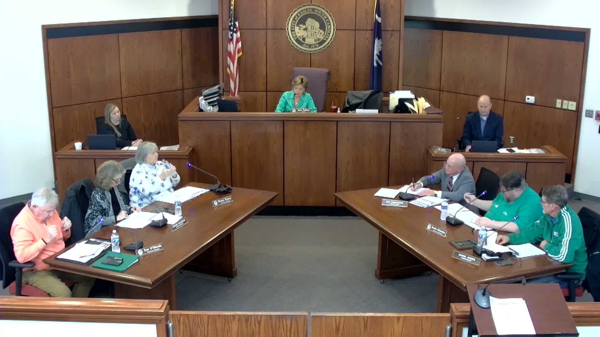 Easly City Council approves property sale, rezoning, roads acceptance and two planning appointments