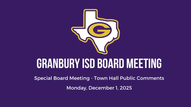 United Way and community speakers defend Decker Gym partnership at Granbury ISD meeting
