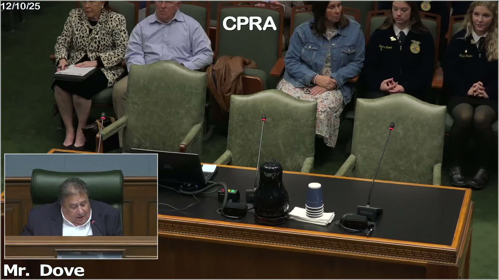 Sanima FFA students present "Coastal Heroes" restoration project to CPRA board