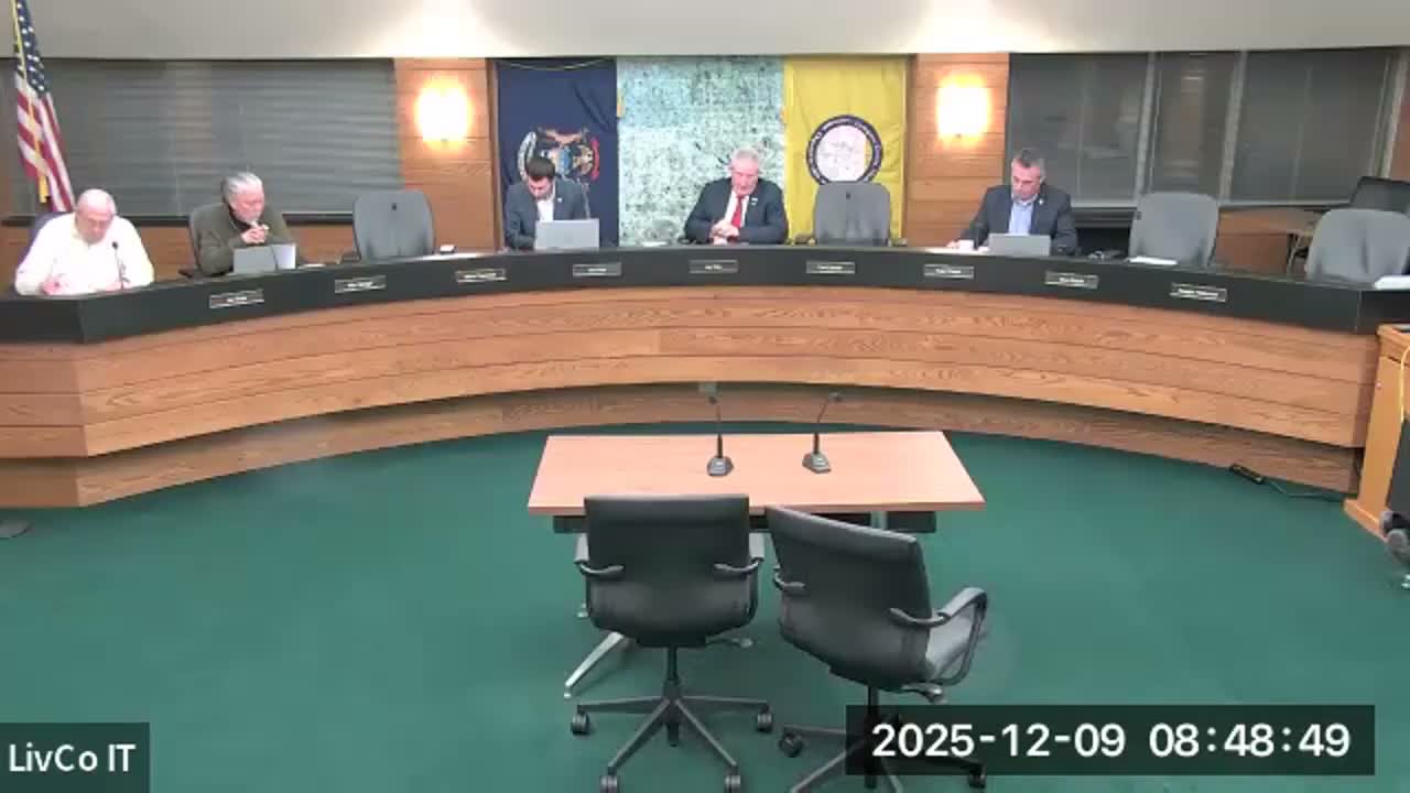 Livingston County board approves publication of intent to issue bonds; commissioners back routine payables