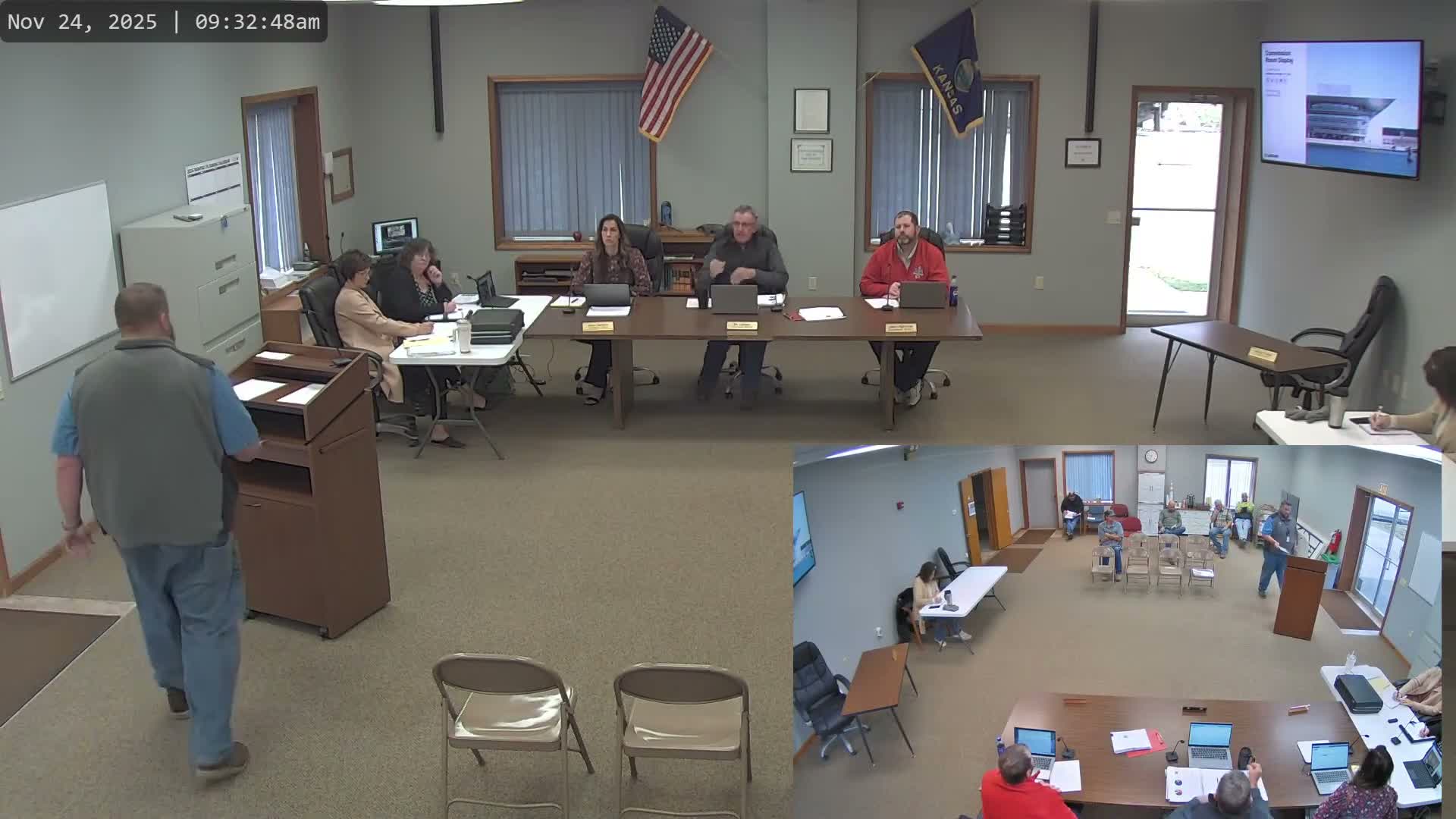 IT director reports upgrades, monitors and vacancy; requests permission to post position