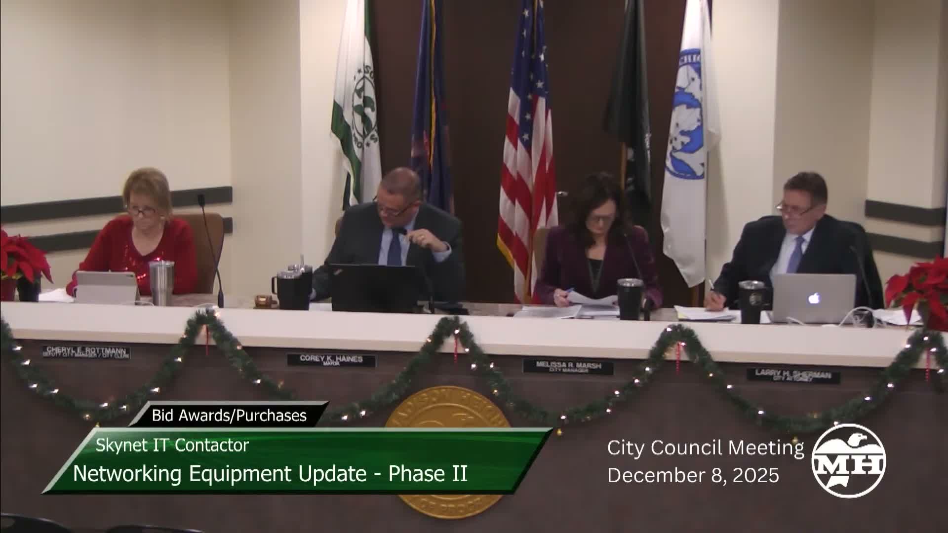 Council approves $137,307 networking equipment purchase to complete IT upgrade