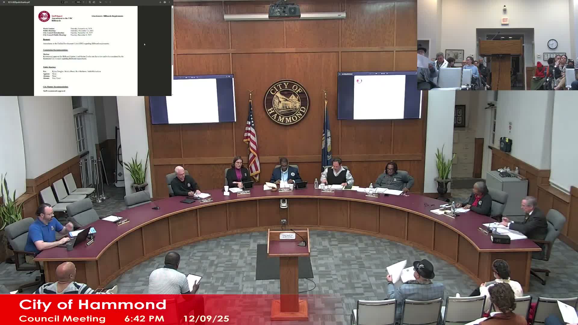 Hammond adopts strict billboard rule, voting to prohibit new signs amid business objections