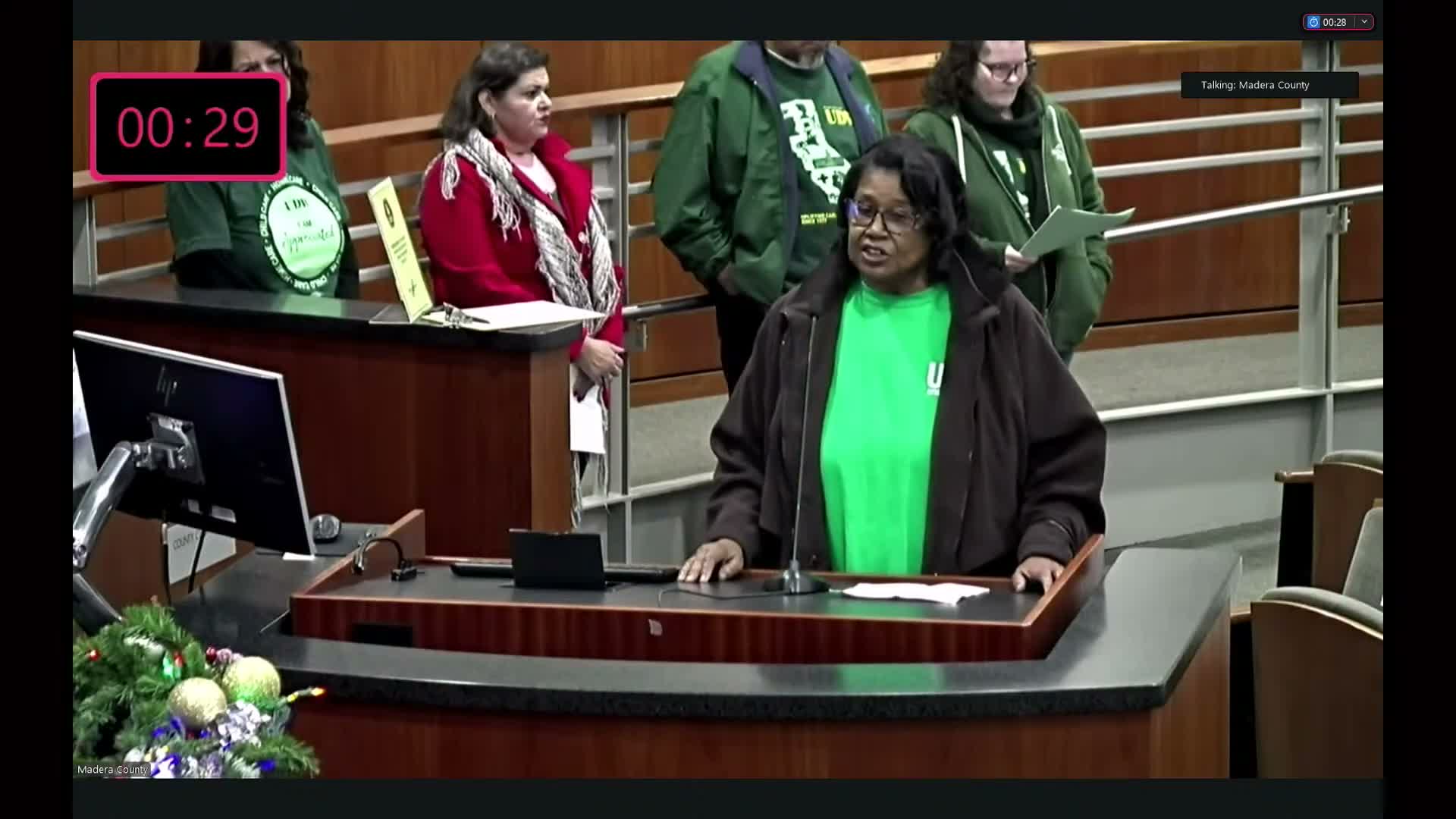 Home-care providers urge Madera County supervisors to secure a fair contract and livable wages