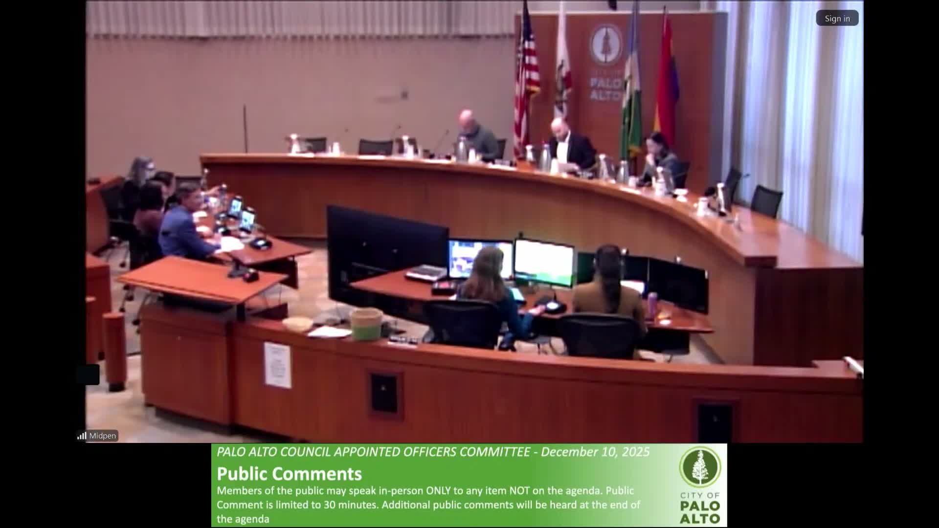 Committee recommends timeline, special meetings for appointed-officer evaluations