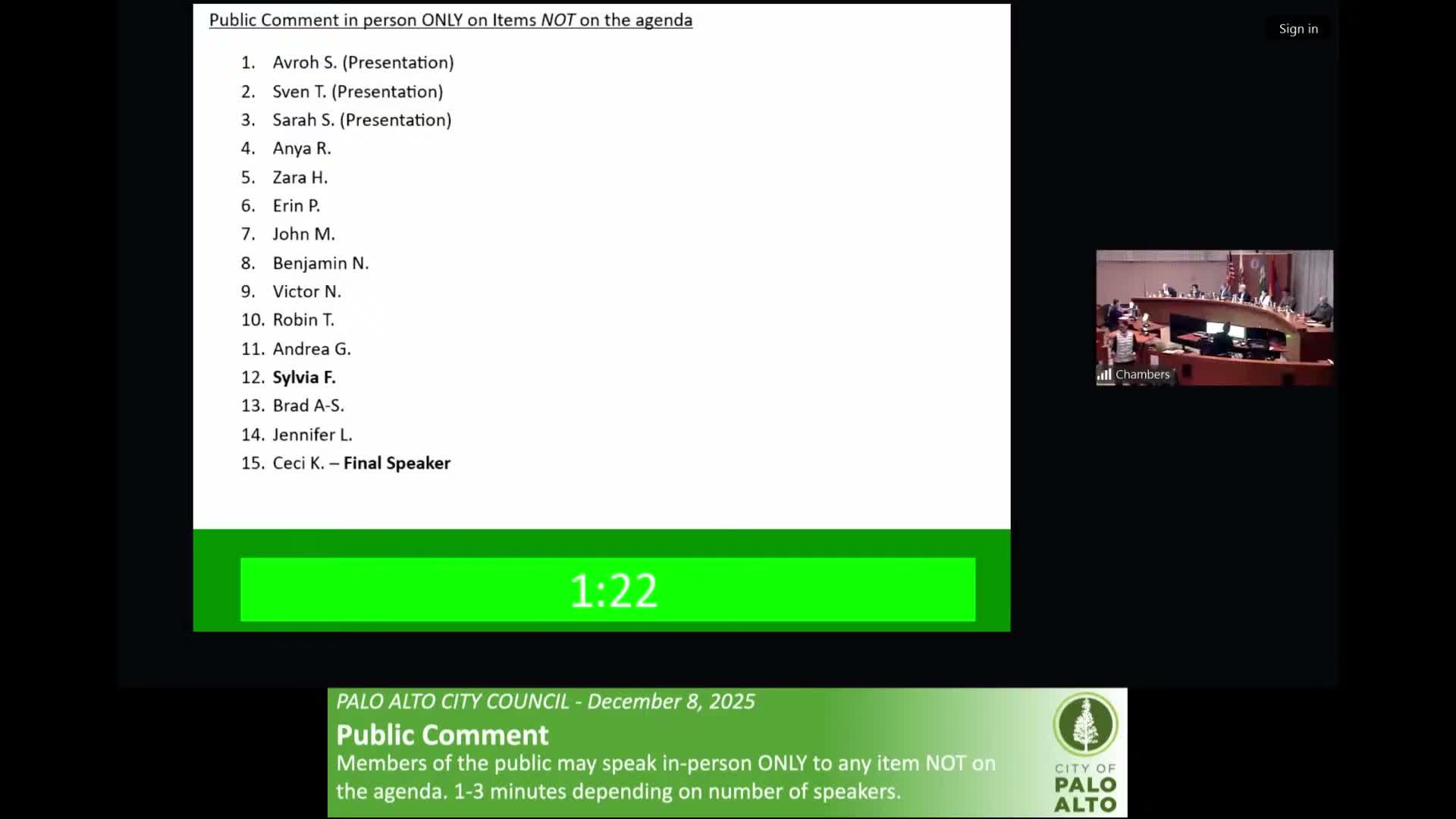 Palo Alto approves consent calendar including RV/oversized-vehicle rules after extensive public comment