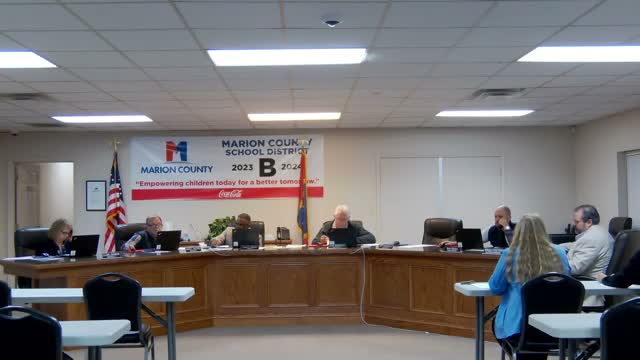 Board adds $550 Walt Massey donation for West Marion Primary to consent agenda