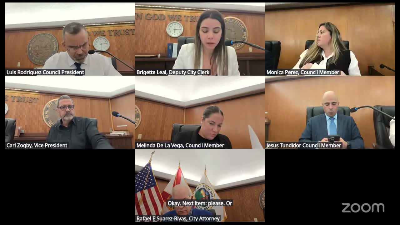 Hialeah reappoints two members to Planning & Zoning Board