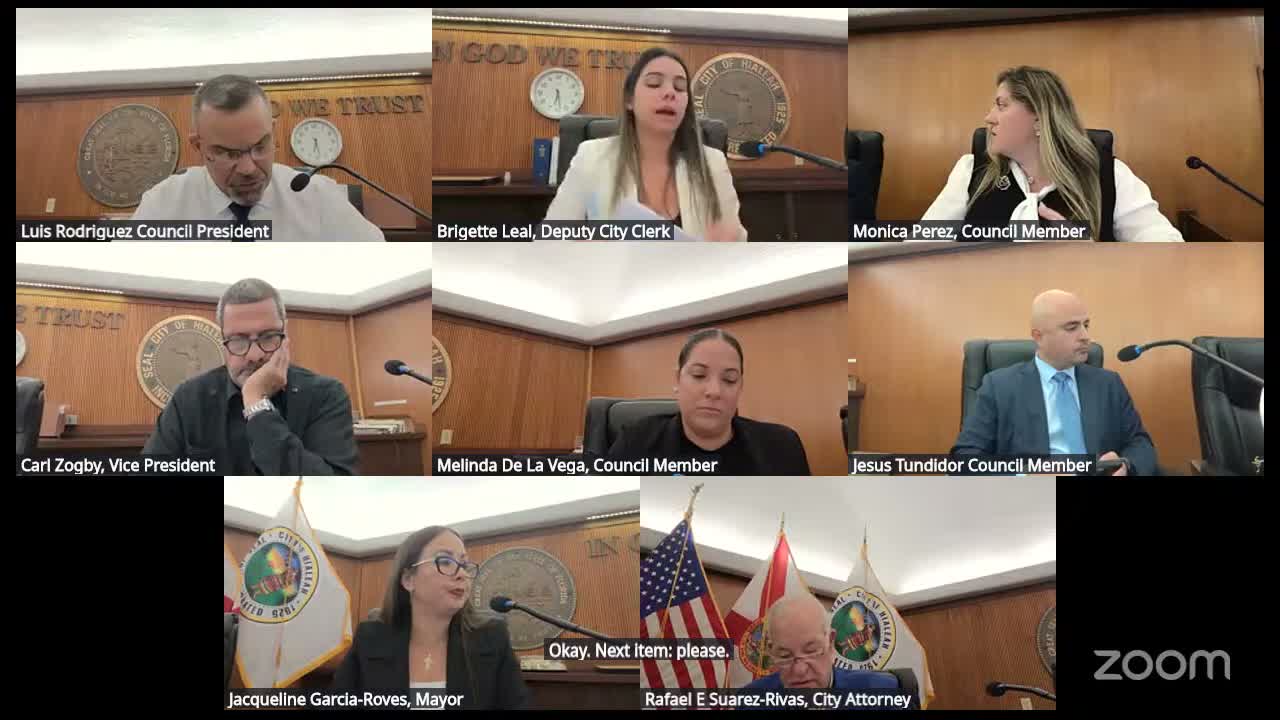 Hialeah council approves amended budget amendment to fund targeted employee incentives and department needs