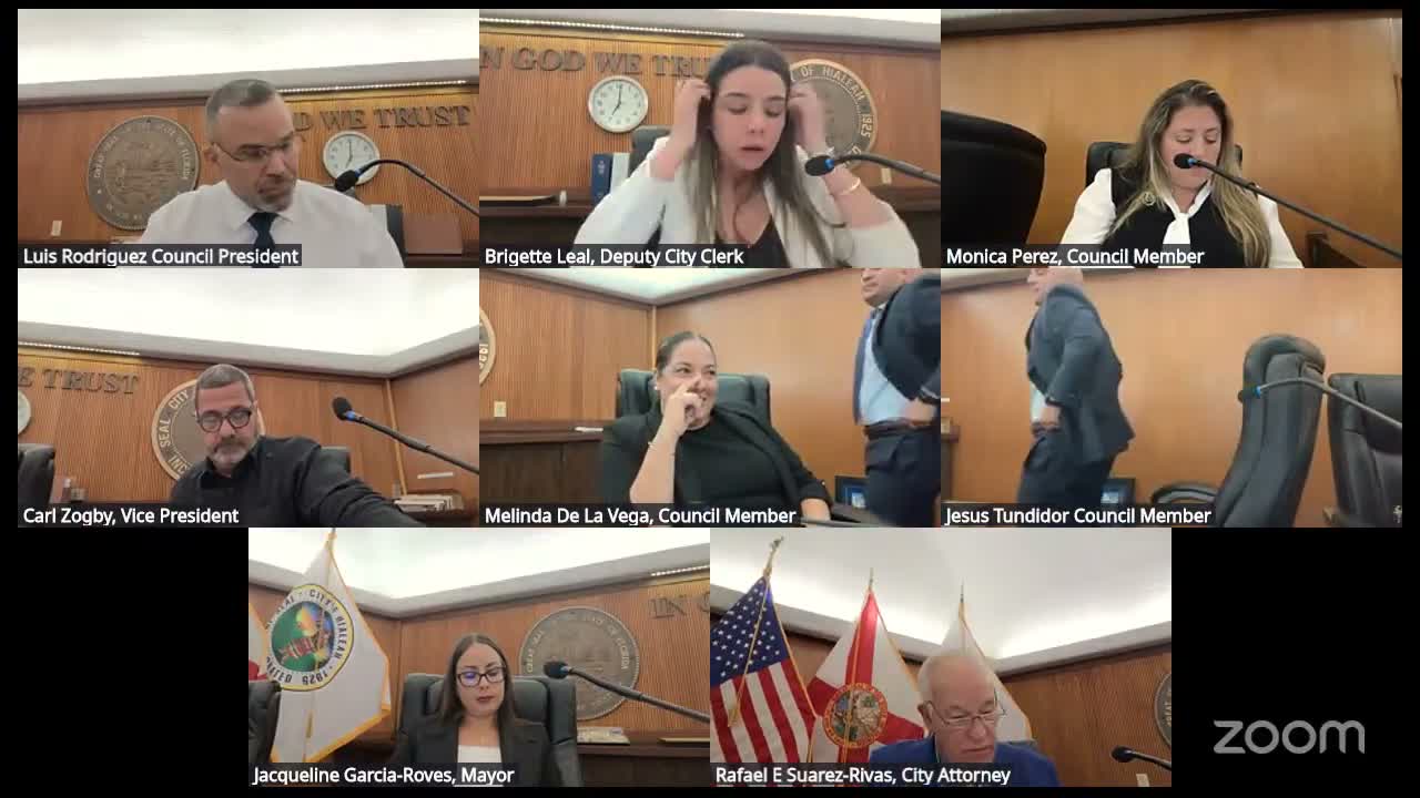 Hialeah approves series of zoning and land‑use actions; staff corrects a pervious‑area misprint