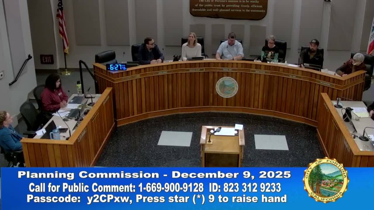 Fortuna planning staff to update zoning code, reports about subdivisions totaling roughly 50 units