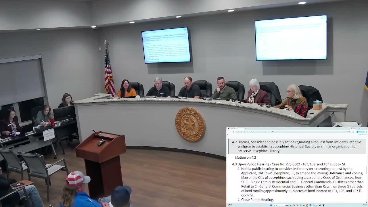 Josephine council approves three rezoning requests to align map with comprehensive plan