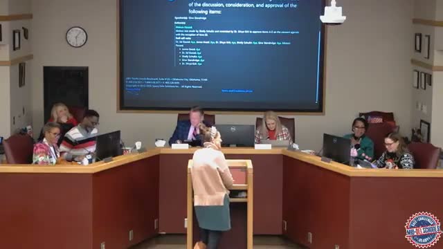 Board debates EMDR training for school mental-health specialists; consent item pulled and voted separately