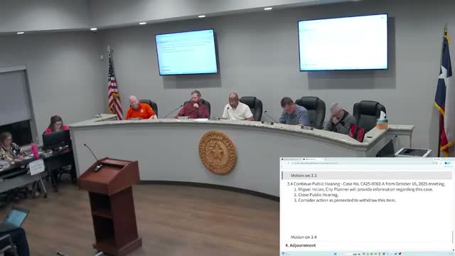 Commission withdraws code amendment as staff advances Unified Development Code rewrite