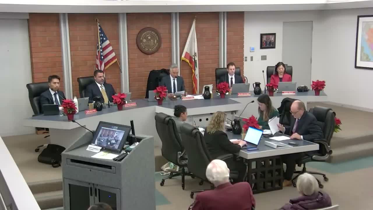 Millbrae council adopts density‑bonus zoning amendment and approves senior showcase space on consent