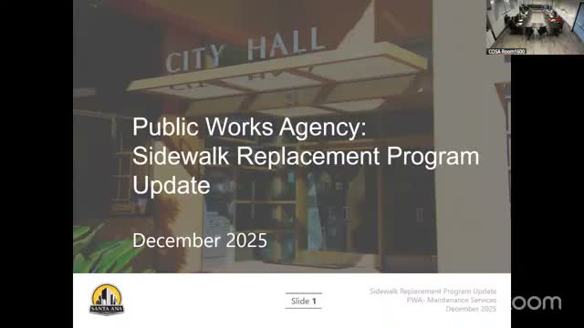 Santa Ana outlines strategy to tackle 5,000-location sidewalk backlog, warns of Measure X sunset