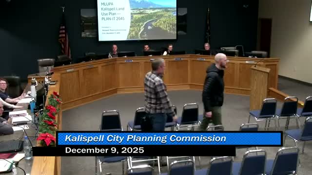 Kalispell staff present Planet 2045 under MALUPA; residents press for clearer outreach and safeguards