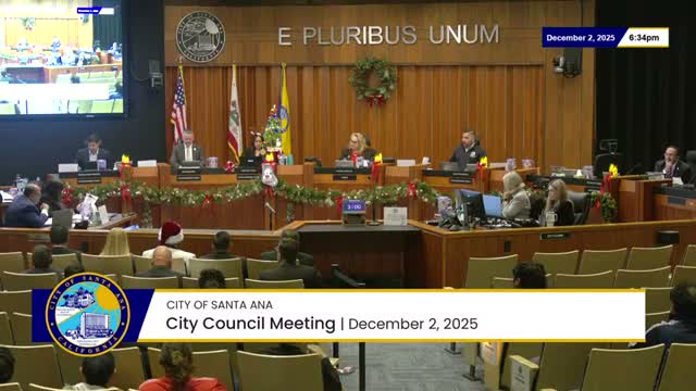 Santa Ana presents city-run homelessness census and outlines shelter outcomes