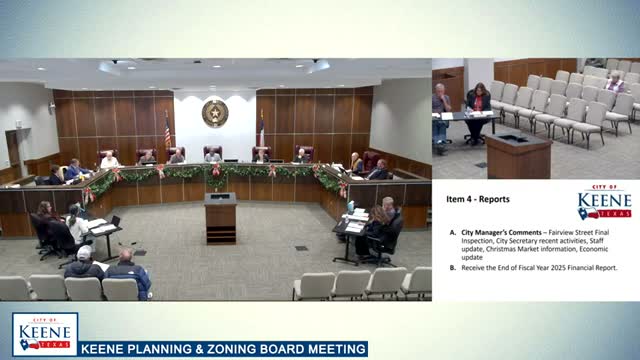 Keene staff say 'offer coming' from Metal Plate for 60‑acre industrial park site; city projects up to 200 jobs