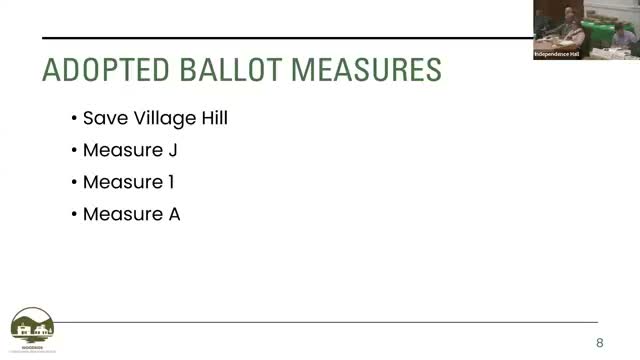 Town attorney outlines how decades of voter measures shape town‑center rules
