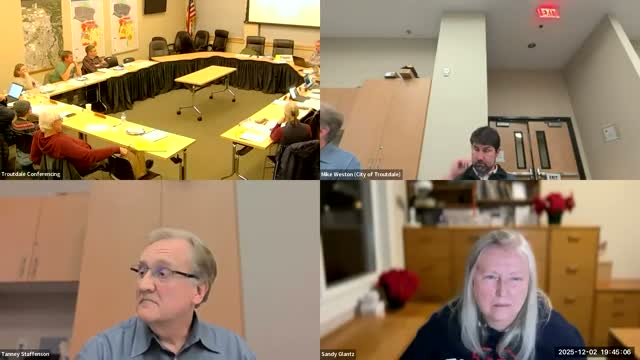 Budget committee reviews contingency limits, SDC restrictions and a recent property purchase