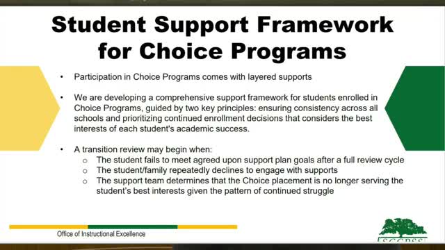 District reports improved bus on-time arrivals; plans shuttle pilot to expand access to choice schools