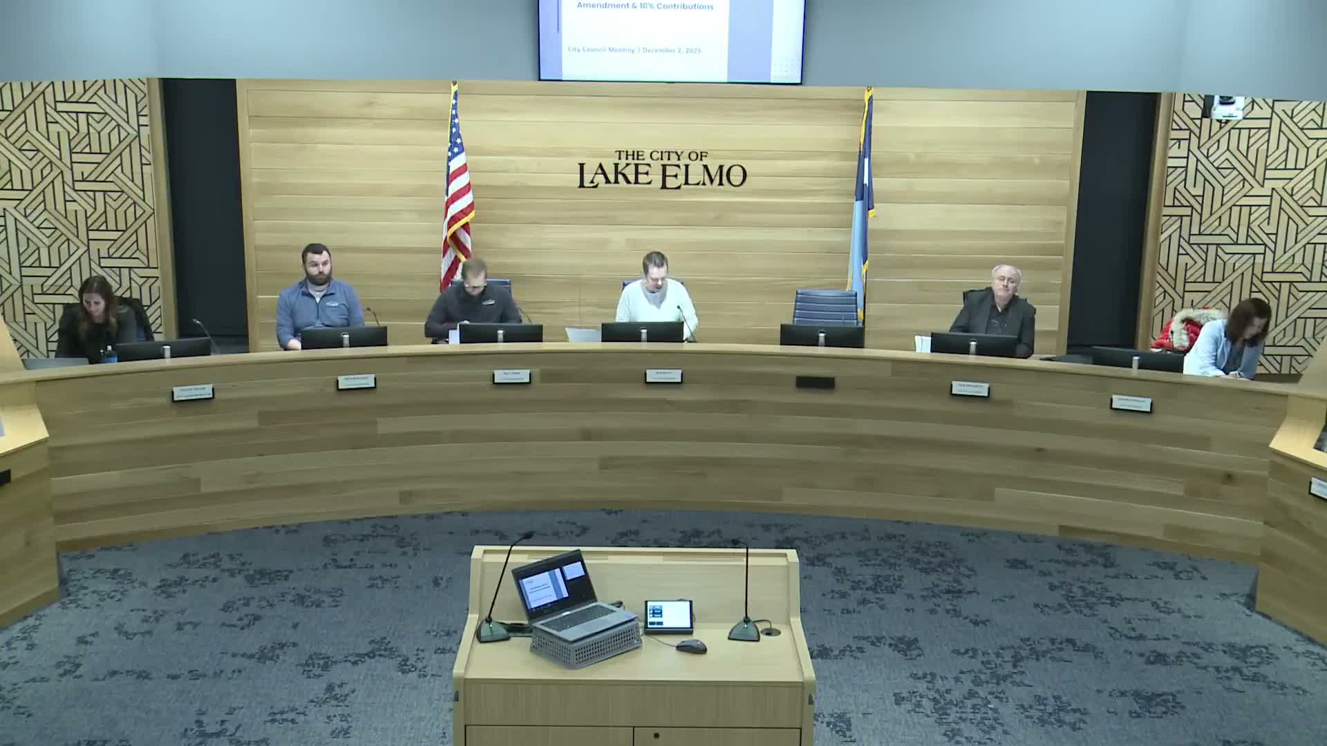 Lake Elmo council approves consent agenda including water-plant grant and development amendments