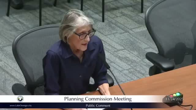 Resident tells commission she learned of Cruiser/Cruise Way zone change late and urges broader citizen involvement