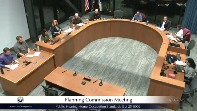 Lake Oswego planning commission tentatively backs home-occupation code with key removals, calls urban agriculture a conditional use