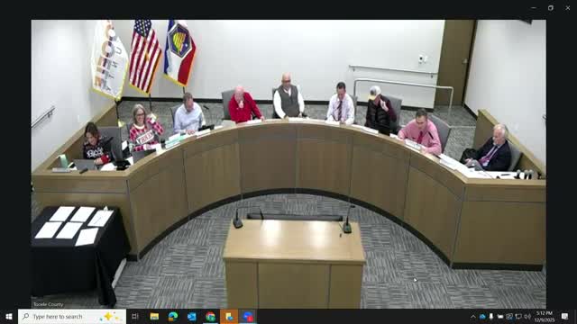 Tooele County Redevelopment Agency elects Kendall Thomas as chair, adopts $65,000 FY2026 budget