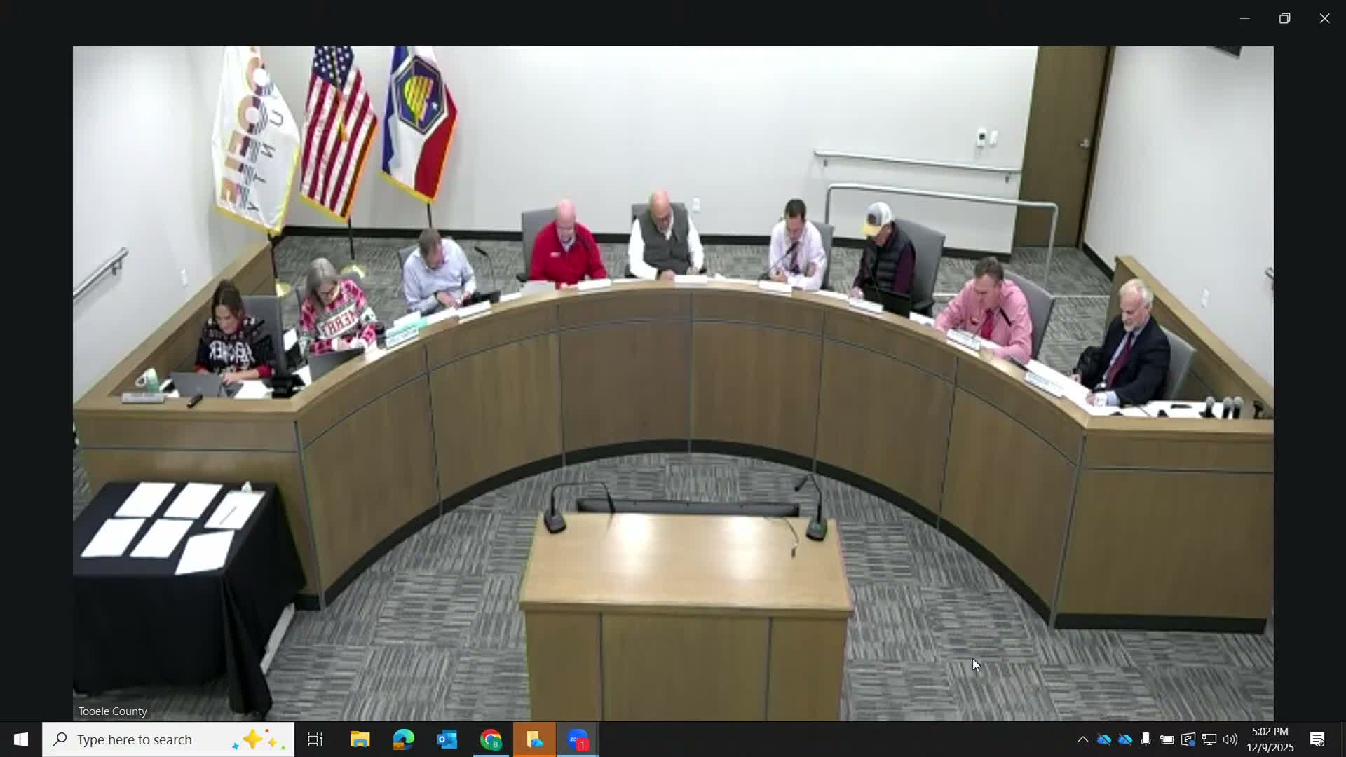 Deseret Peak Special Service District adopts 2026 budget of $0; chair re-elected by acclamation