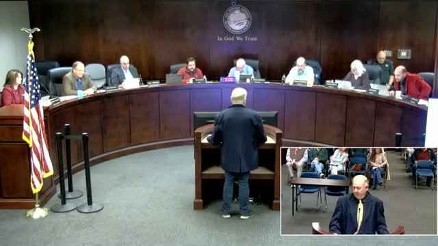 Resident presses county over pole‑barn enforcement and alleged behind‑the‑scenes variance discussions