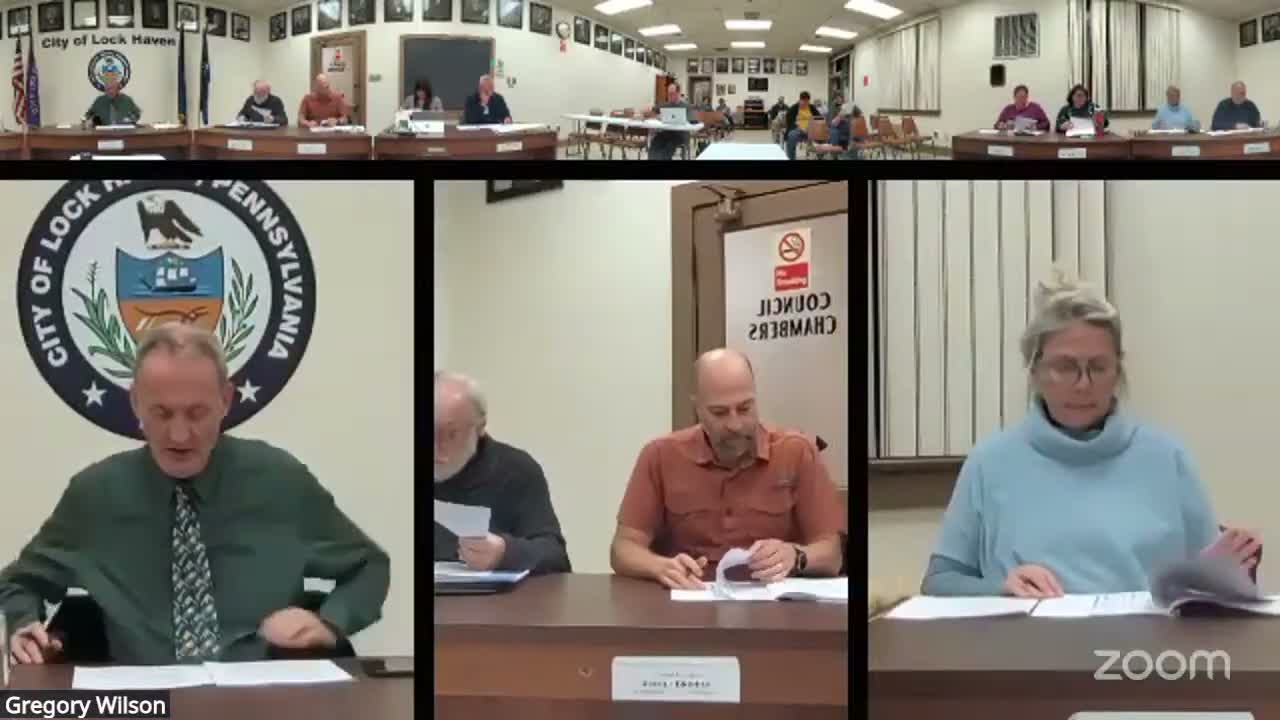 Lock Haven council adopts 2026 budget, approves millage consolidation and updates fees