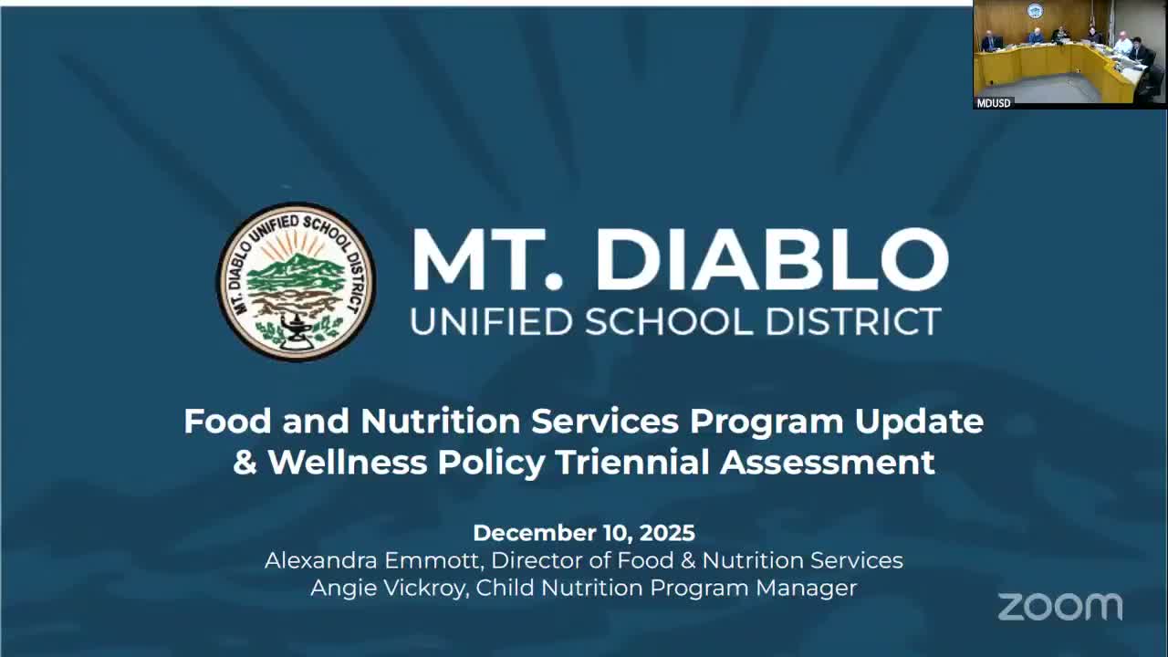 District describes food service expansion, local procurement and mixed wellness-policy score