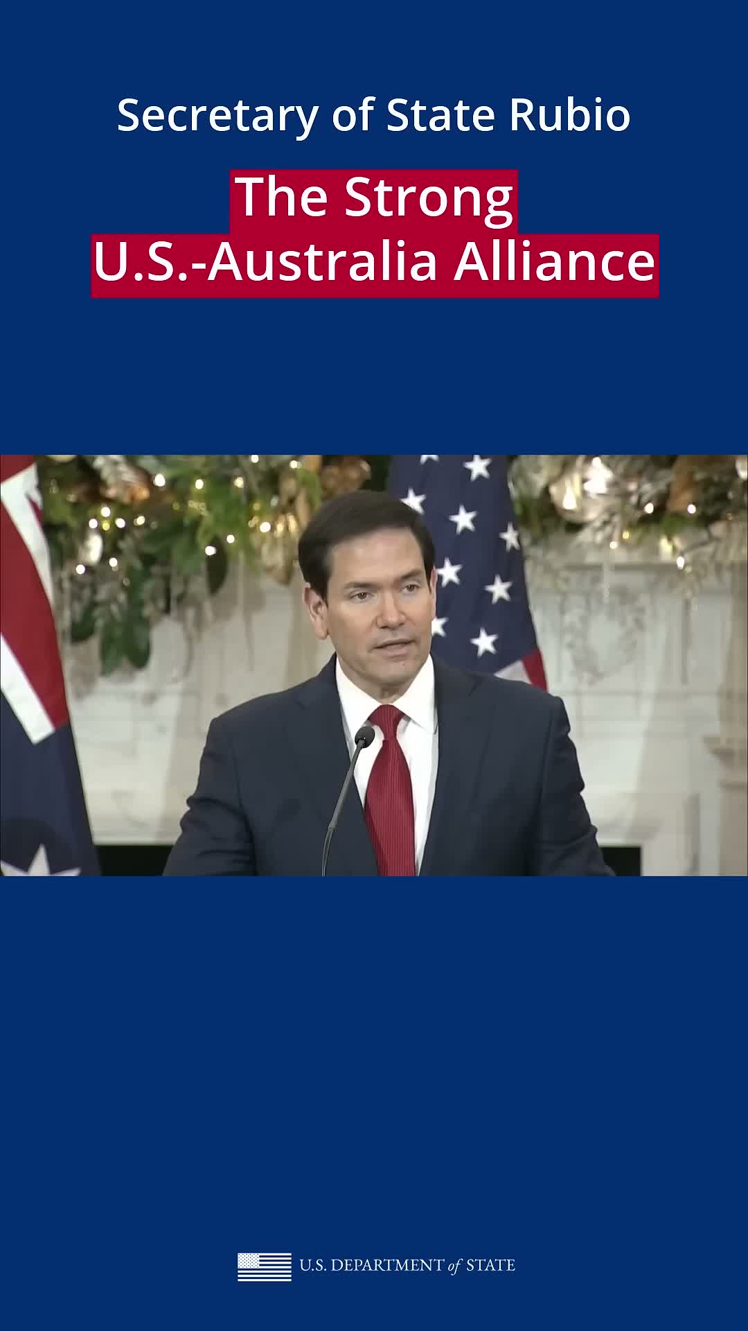 Speaker urges building on momentum to deepen alliance, expand Quad ties with Japan and India