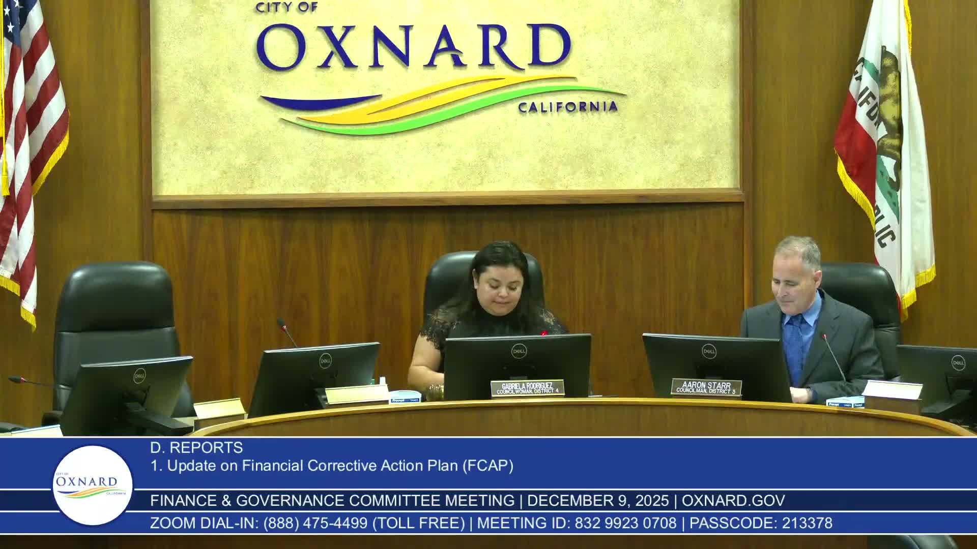 Oxnard committee recommends City Council receive AB 1600 annual developer fee report after presentation on fees, fund balances and project timelines