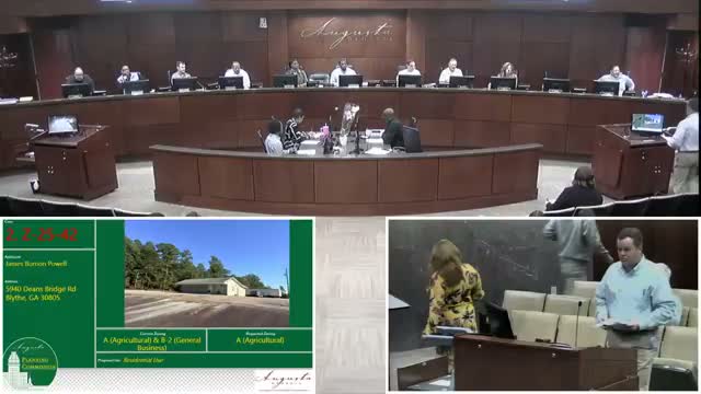 Commission approves rezoning of Dean’s Bridge Road parcel to agricultural/residential