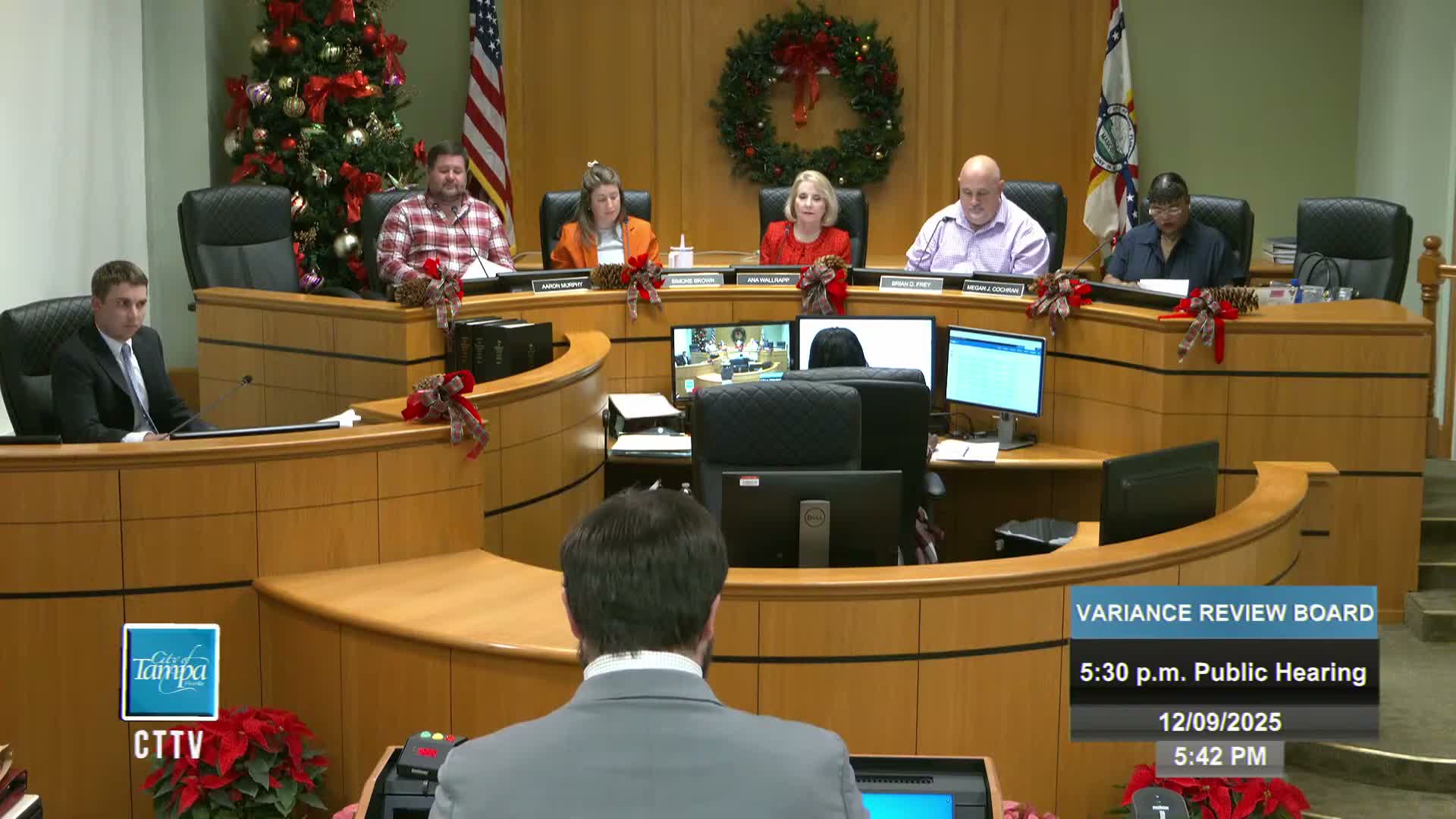 Variance Review Board approves multiple residential variances, continues commercial sign request