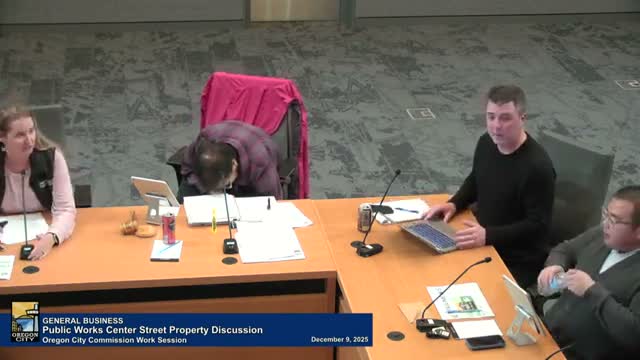 City weighs sale and reuse of Center Street Public Works site; commission leans to medium‑density rezoning and further study