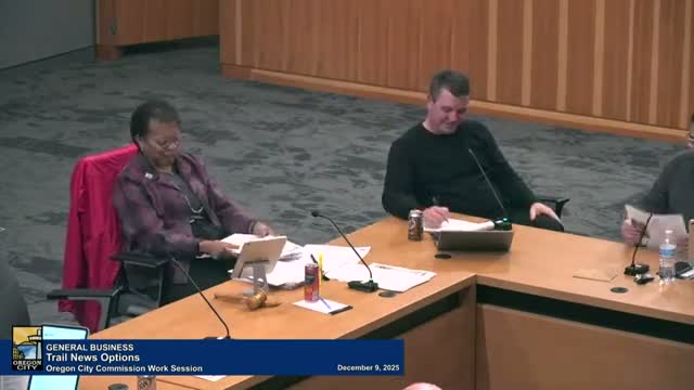 Oregon City staff proposes monthly Trail News tabloid to replace quarterly mailing; commission broadly supportive