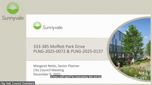 Council approves Platform Moffett Park development agreement for 333 Moffett Park Drive