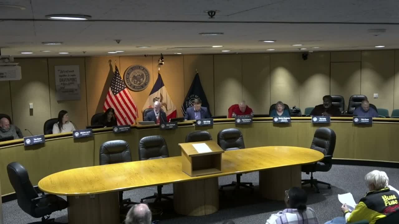 Davenport council pauses solar‑farm zoning amid West End protection concerns